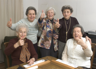 group of old ladies